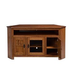 Liberty Mission Corner TV Stand image 1 image 2 image 3 image 4